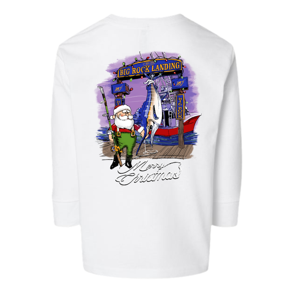 Big Rock Toddler Weigh Station Santa Long Sleeve