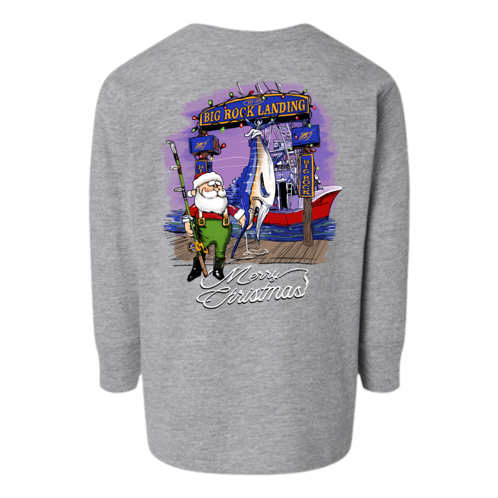 Big Rock Toddler Weigh Station Santa Long Sleeve