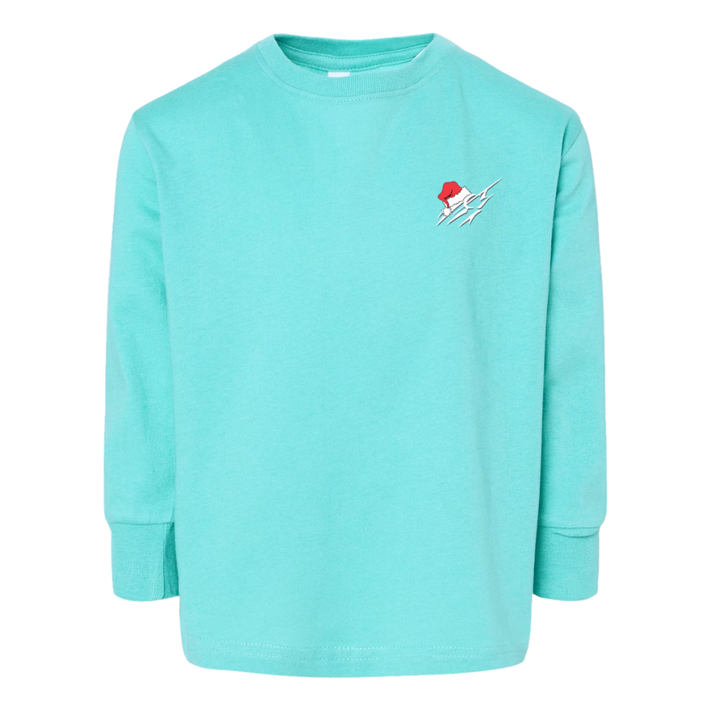 Big Rock Toddler Santa Streak Long Sleeve