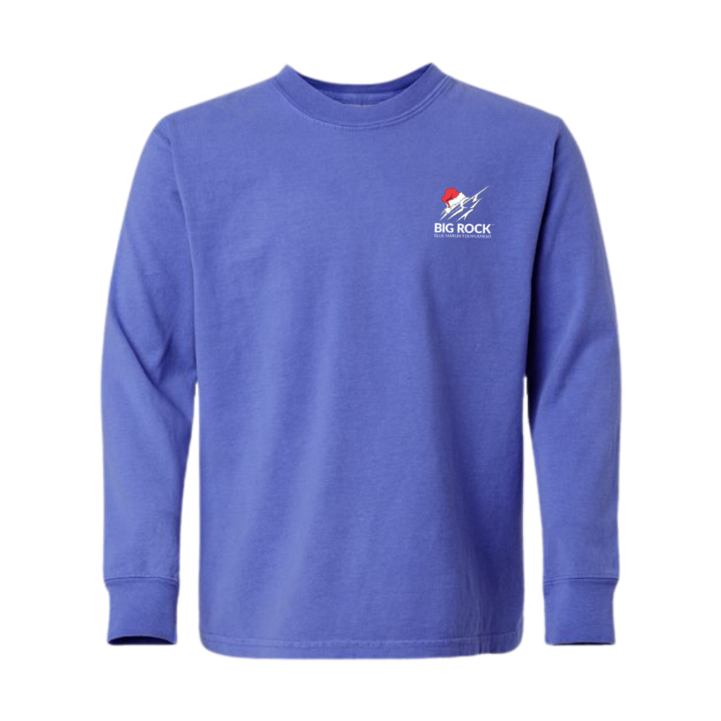 Big Rock Youth Santa Streak Long Sleeve
