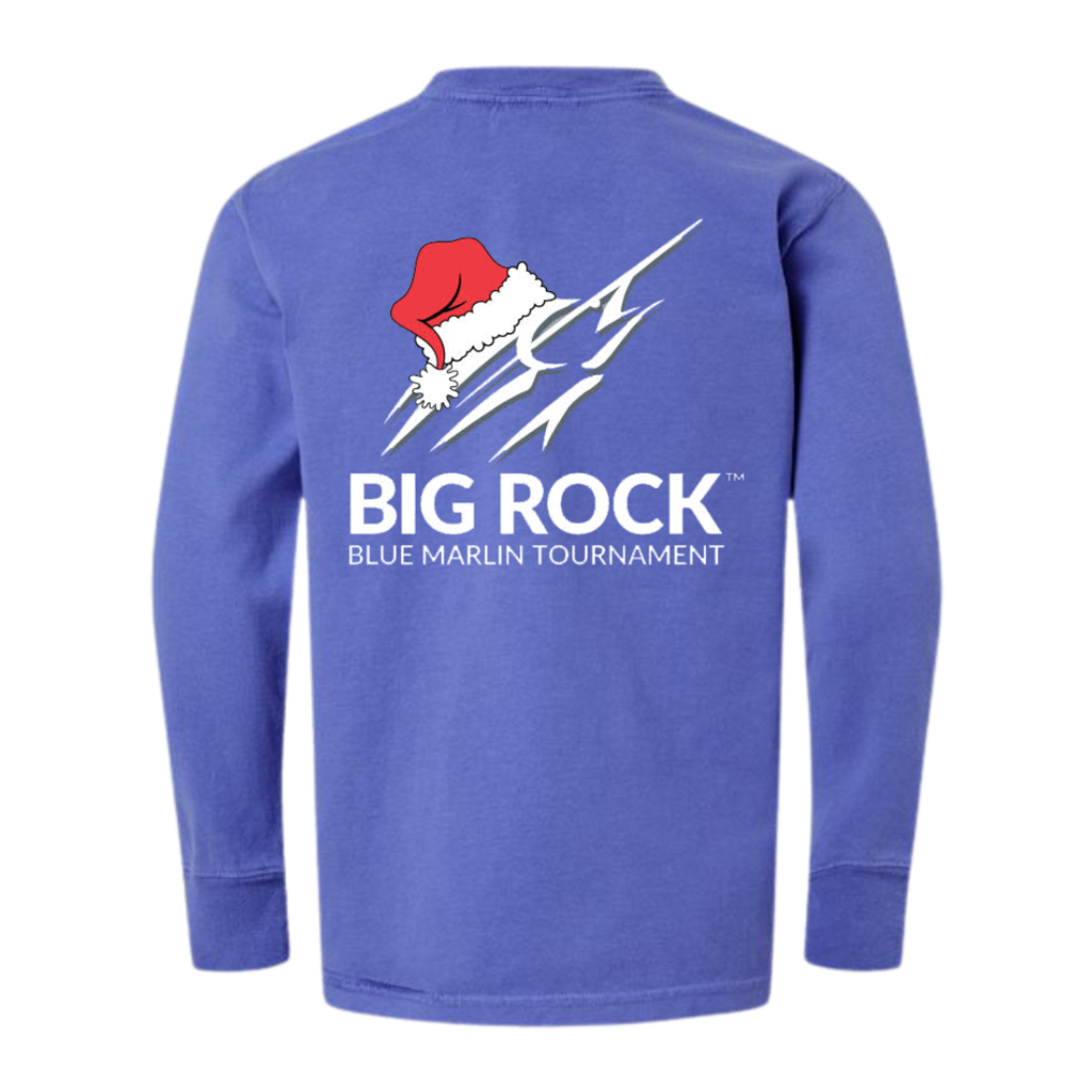 Big Rock Youth Santa Streak Long Sleeve