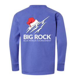 Big Rock Youth Santa Streak Long Sleeve