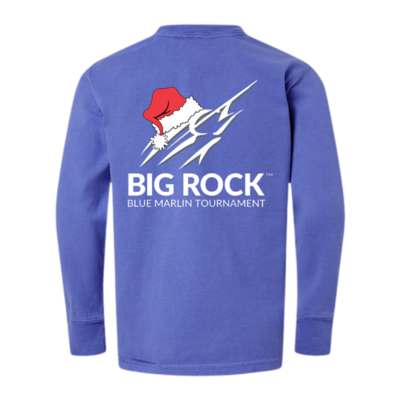 Big Rock Youth Santa Streak Long Sleeve