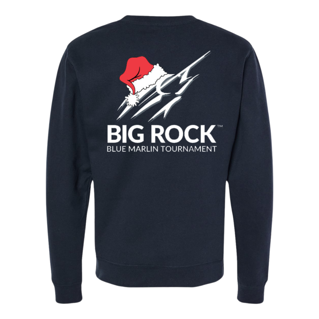 Big Rock Santa Streak Crewneck