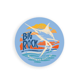 Big Rock Pelican Circle Sticker