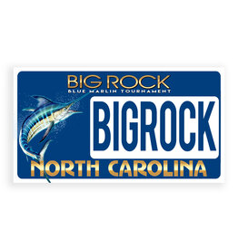 Big Rock Big Rock License Plate Sticker 5"