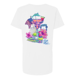 Big Rock Ladies The Water Marlin Short Sleeve V-Neck | 2 Colors