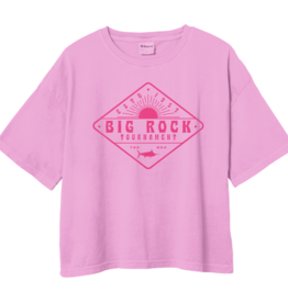 Big Rock Ladies Vintage Sun Oversized Boxy Tee | 4 Colors