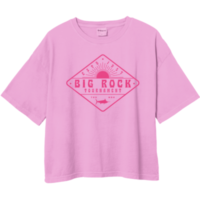 Big Rock Ladies Vintage Sun Oversized Boxy Tee | 4 Colors