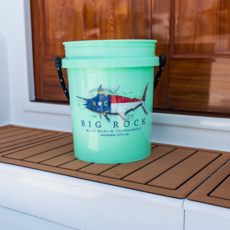 Big Rock NC Flag Rope Handle Bucket