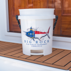 Big Rock NC Flag Rope Handle Bucket