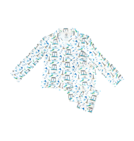 Big Rock Ladies Triple Header Long Pajama Set | 2 Colors