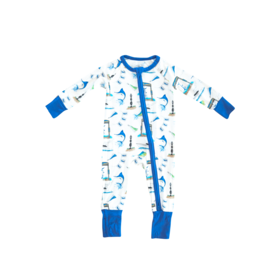 Big Rock Triple Header Infant Zippy Pajamas | 2 Colors