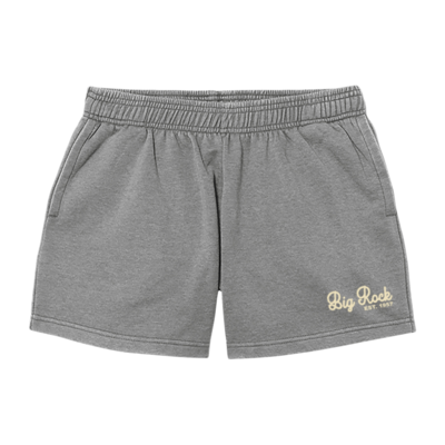 Big Rock Ladies Script Weathered Fleece Shorts | 2 Colors