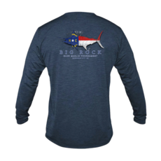 Big Rock NC Flag Anetik Long Sleeve Performance