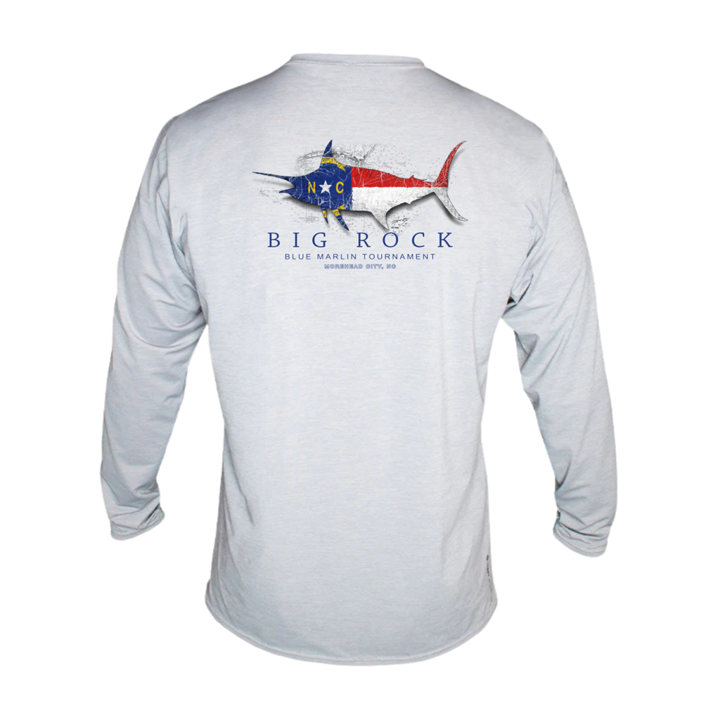 Big Rock NC Flag Anetik Long Sleeve Performance