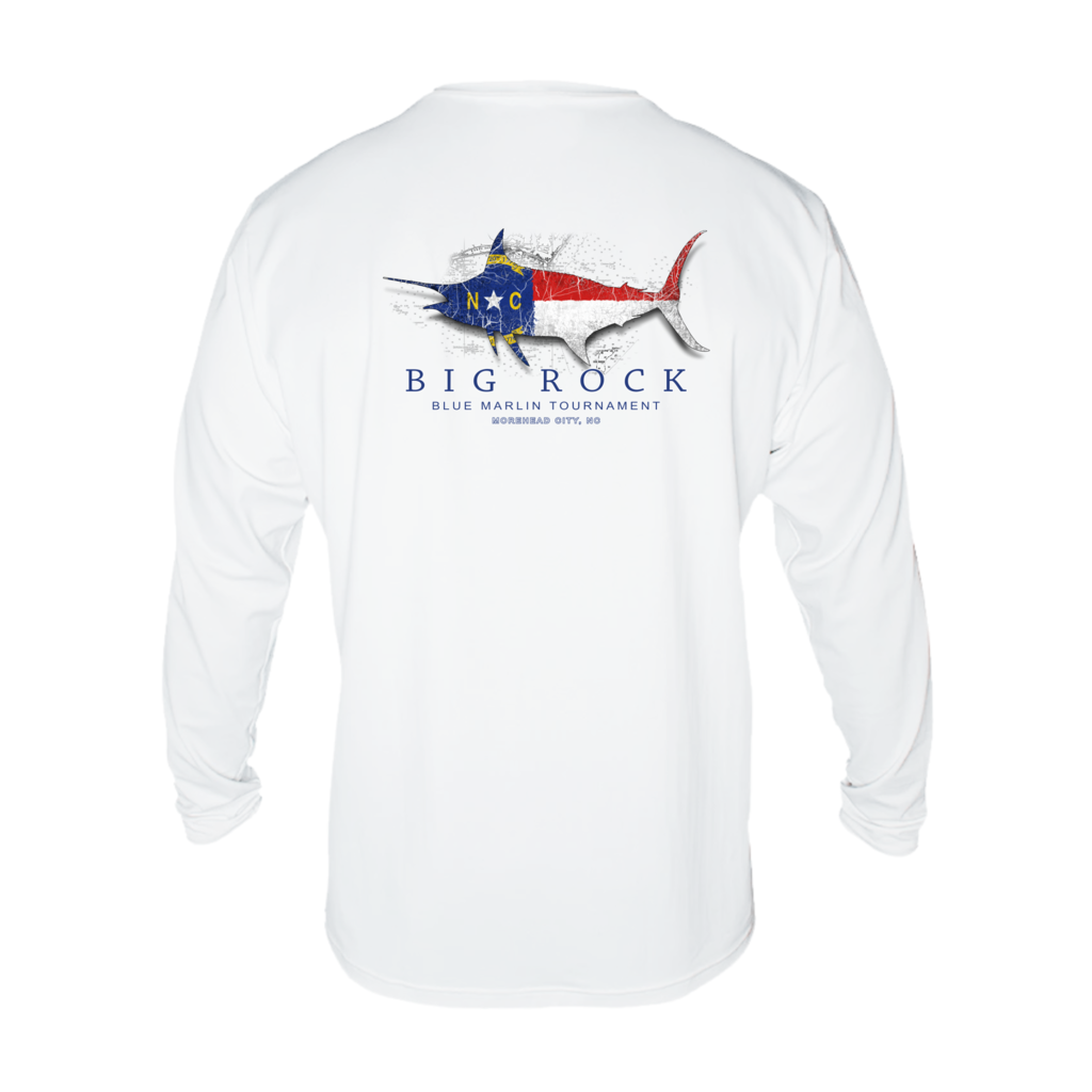 Big Rock NC Flag Anetik Long Sleeve Performance