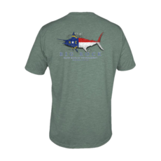 Big Rock NC Flag Anetik Short Sleeve Performance