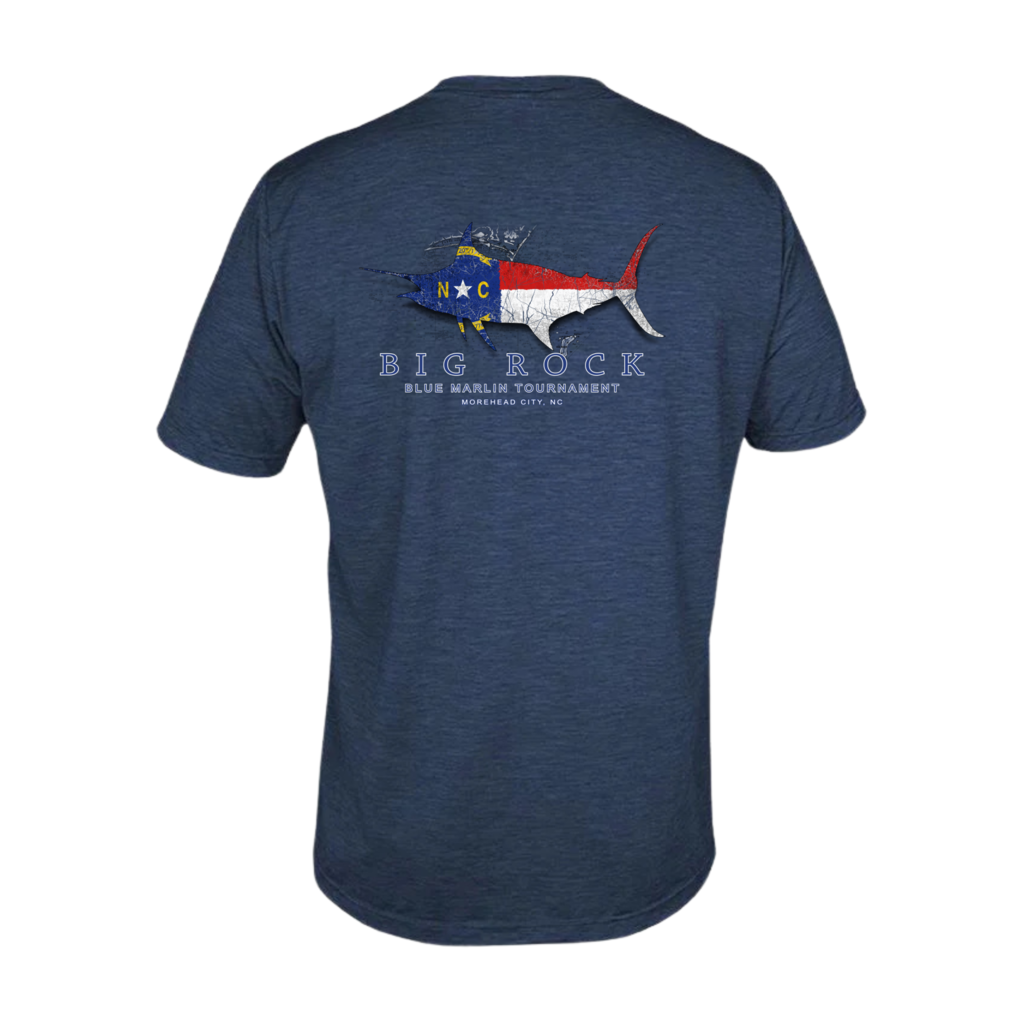 Big Rock NC Flag Anetik Short Sleeve Performance
