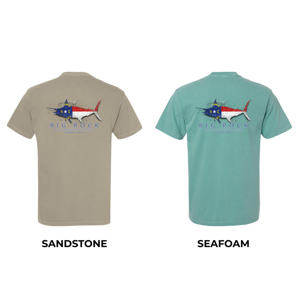 Big Rock NC Flag Silhouette Short Sleeve T-Shirt