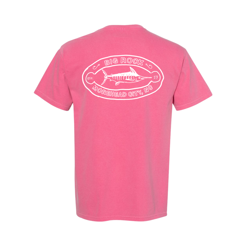 Big Rock Hand Drawn Oval Short Sleeve