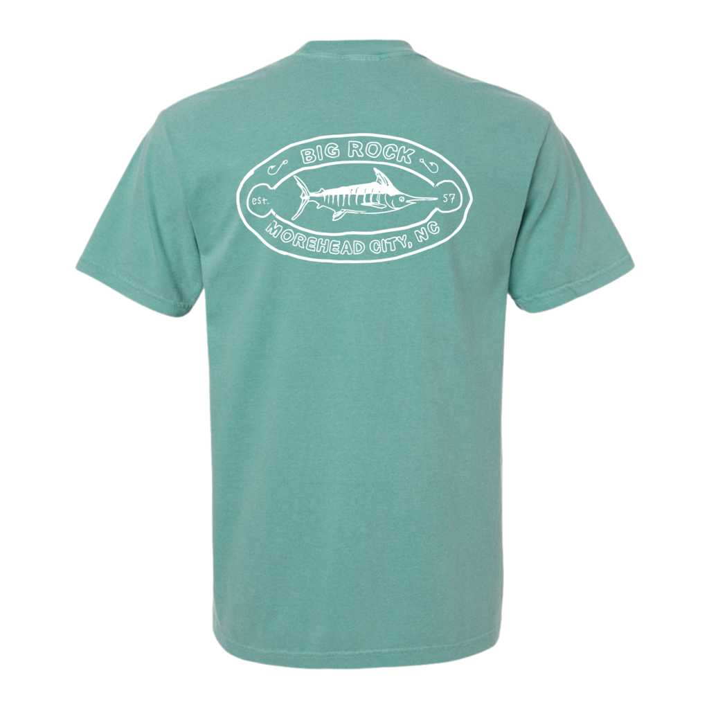 Big Rock Hand Drawn Oval Short Sleeve