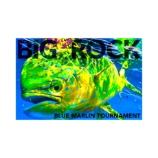 Big Rock Underwater Mahi Sticker
