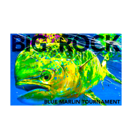 Big Rock Underwater Mahi Sticker
