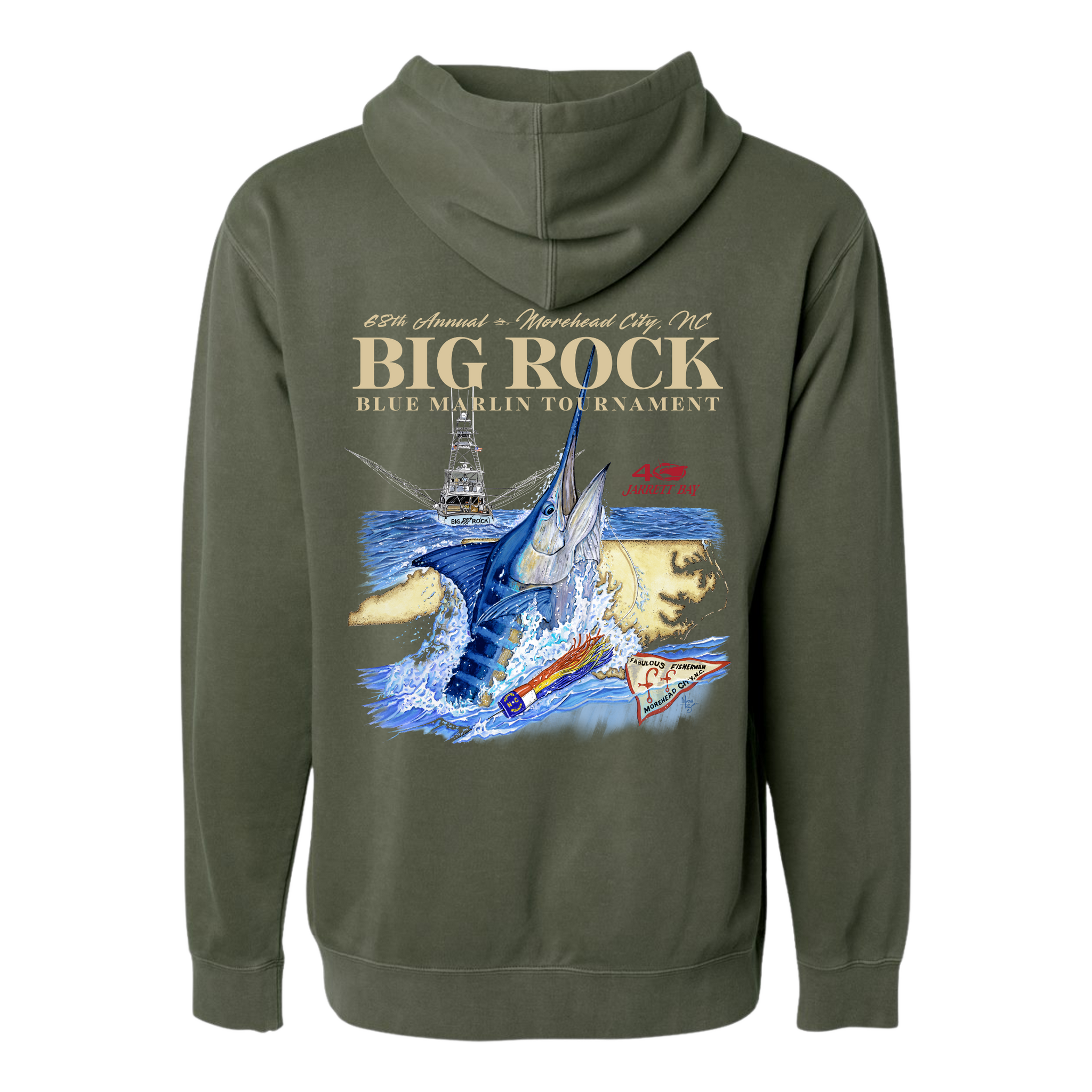 68th Fleece Hoodie - The Big Rock Store