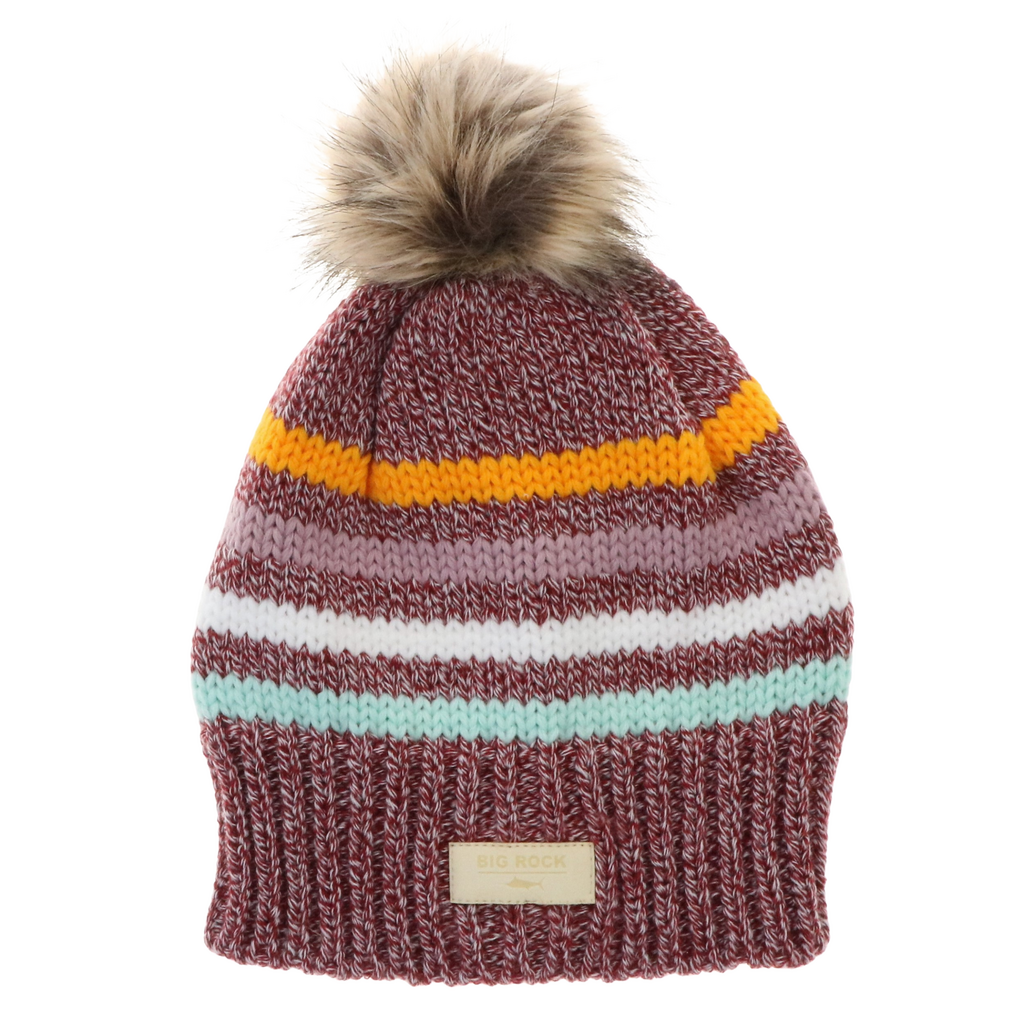 Big Rock BR Pom Pom Beanie