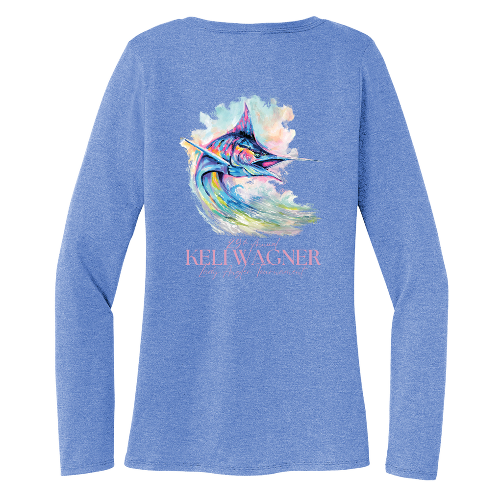 Big Rock Ladies 29th KWLA Long Sleeve V-Neck