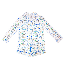 Big Rock Ladies Triple Header Long Pajama Set | 2 Colors