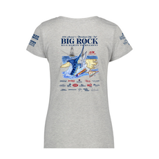 Big Rock Ladies 68th Short Sleeve V-Neck
