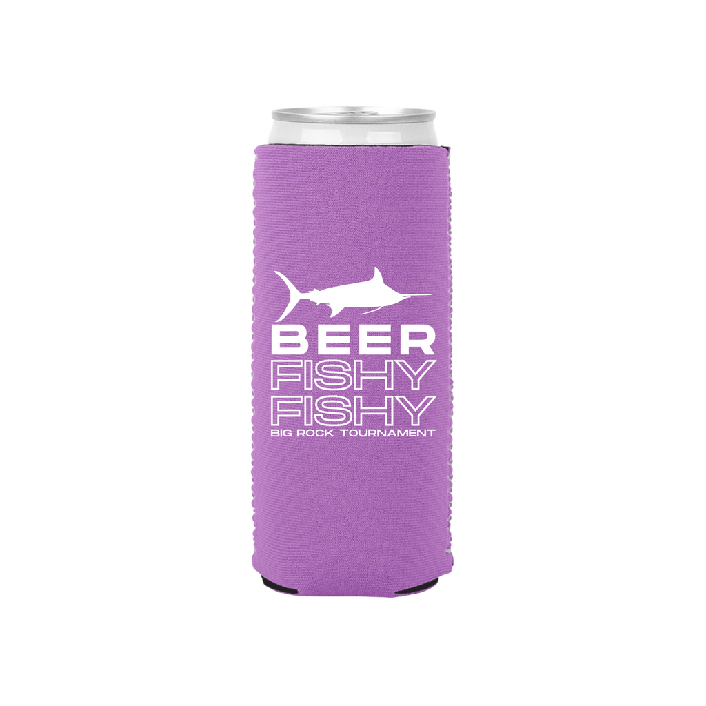 Big Rock Beer Fishy Fishy Slim Can Koozie
