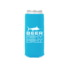 Big Rock Beer Fishy Fishy Slim Can Koozie