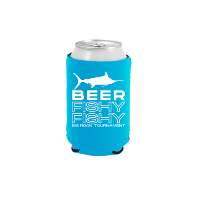 Big Rock Beer Fishy Fishy Can Koozie | 4 Colors