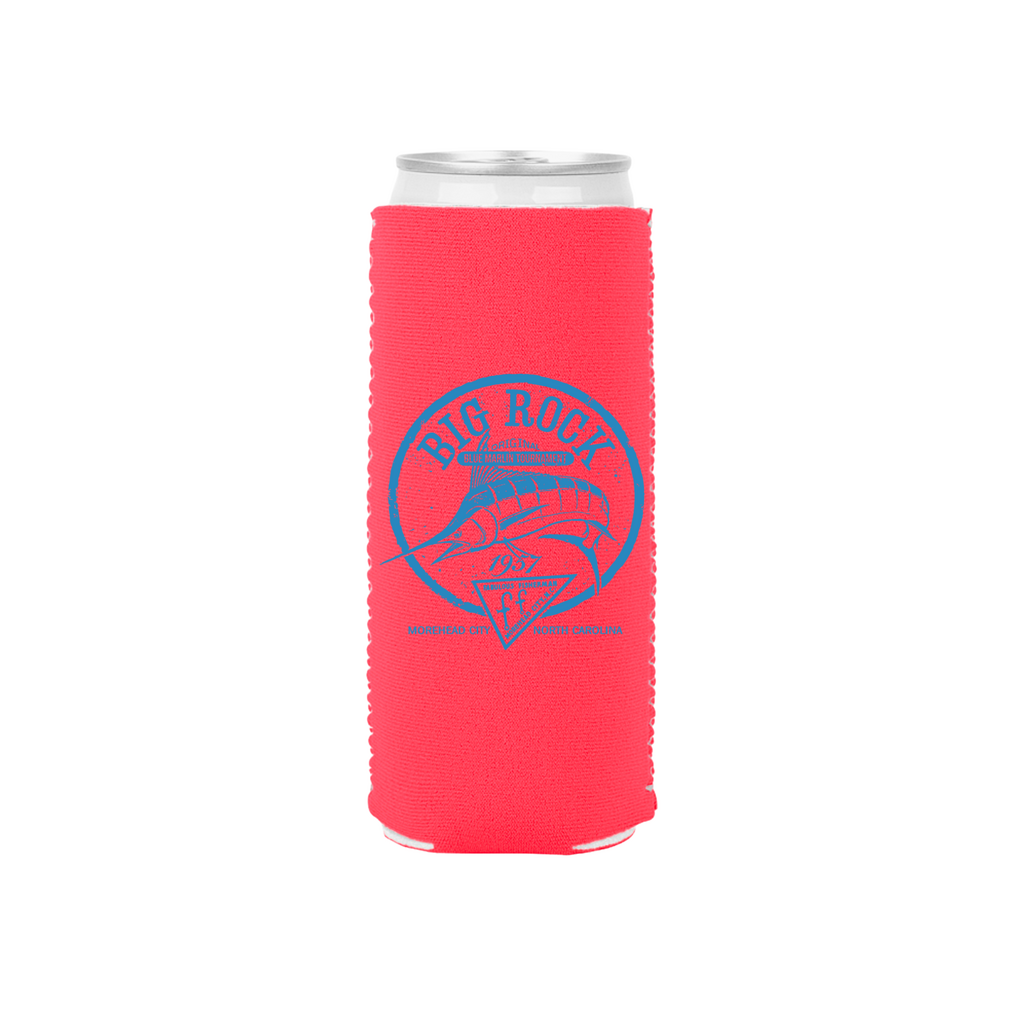 Big Rock Offset Circle Slim Can Koozie