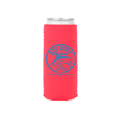 Big Rock Offset Circle Slim Can Koozie | 3 Colors