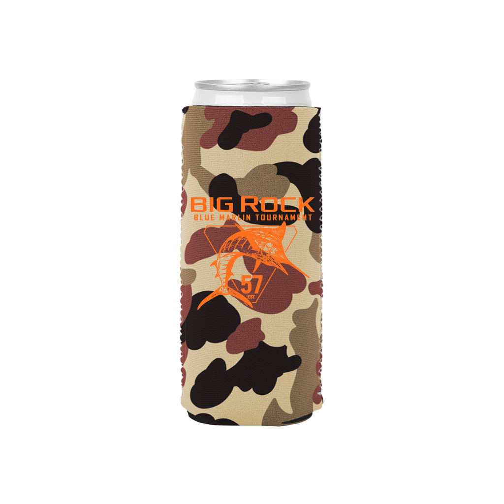 Big Rock Blue Diamond Slim Can Koozie
