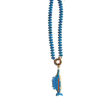 Big Rock Beaded Sailfish Necklace
