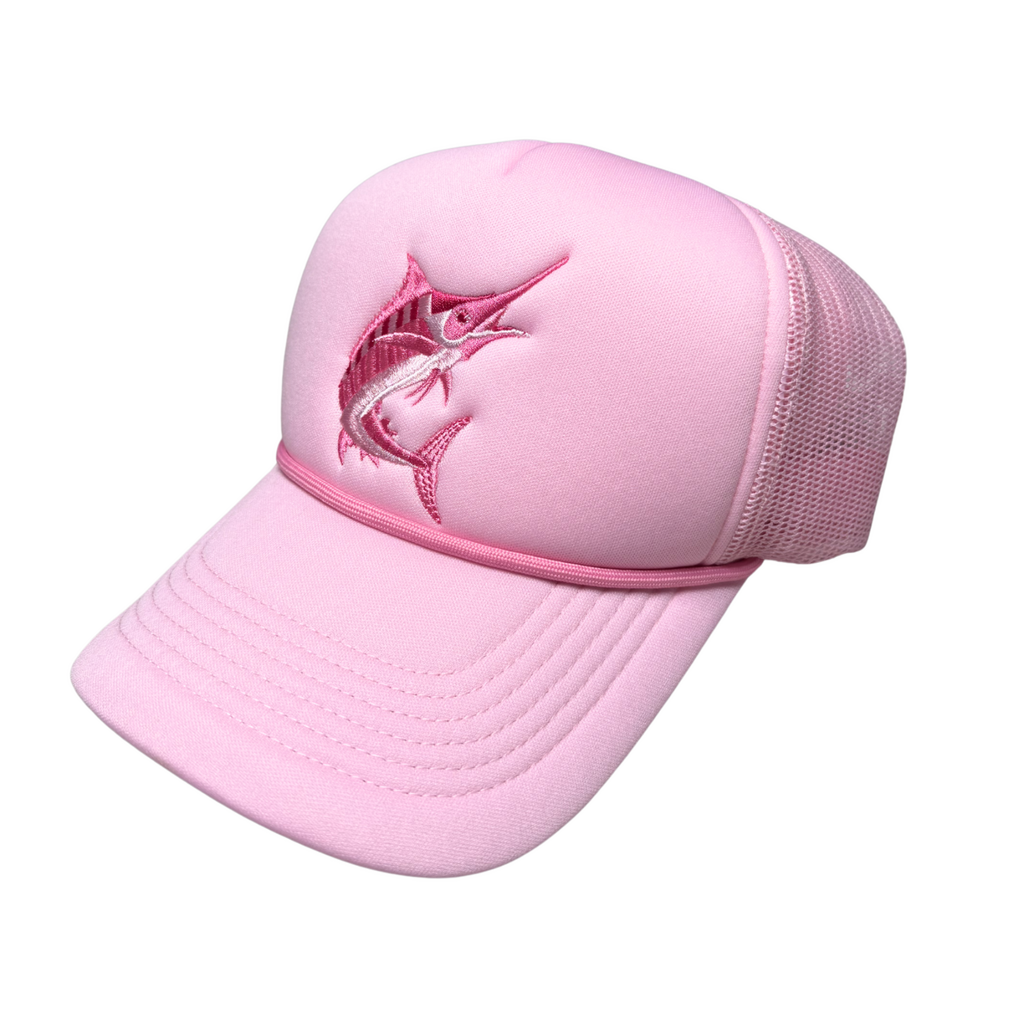 Big Rock Keli Wagner x TGK Pink Marlin Foam Trucker