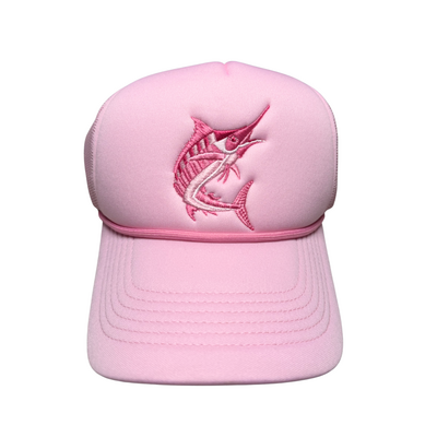 Big Rock Keli Wagner x TGK Pink Marlin Foam Trucker