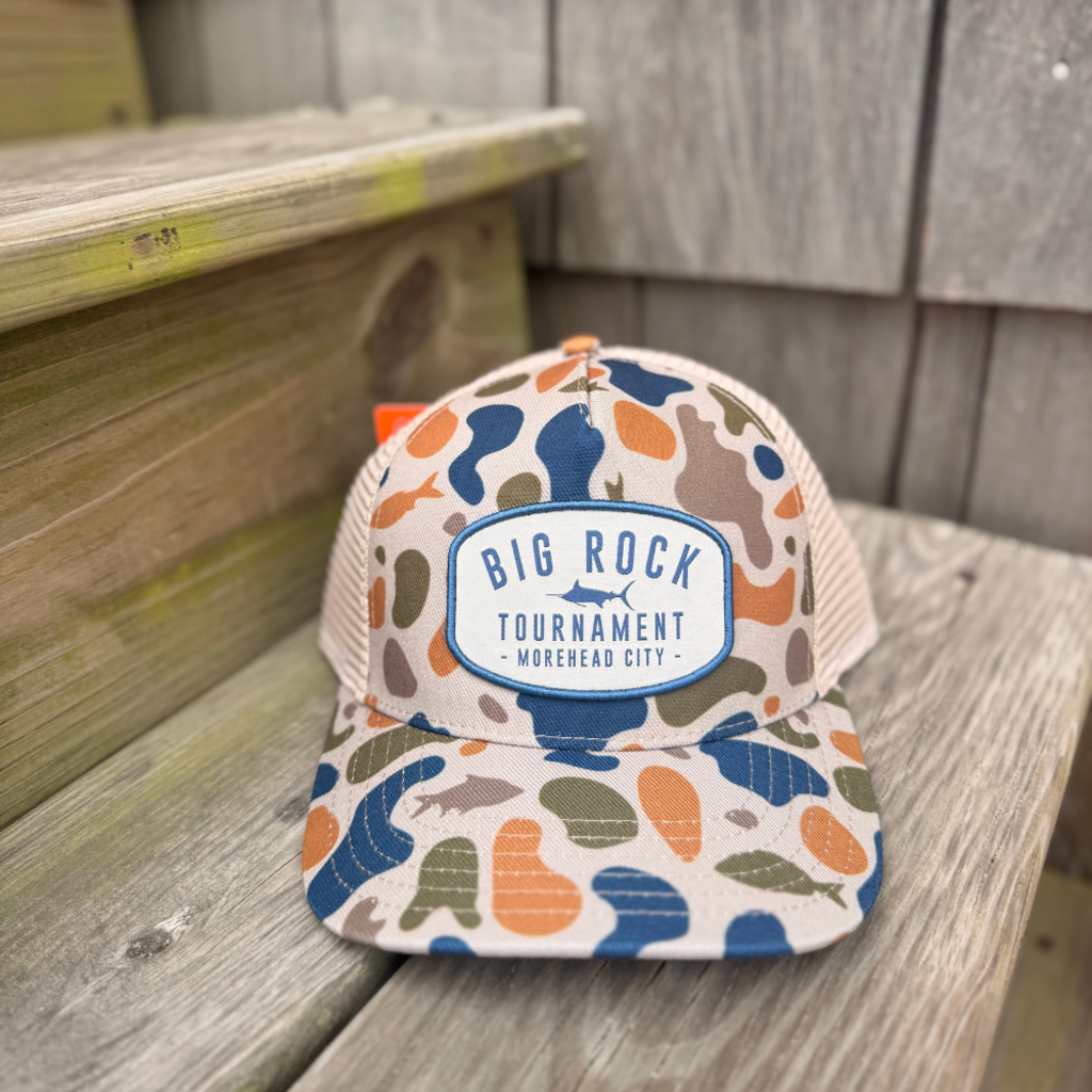 Big Rock Rounded Camo Trucker