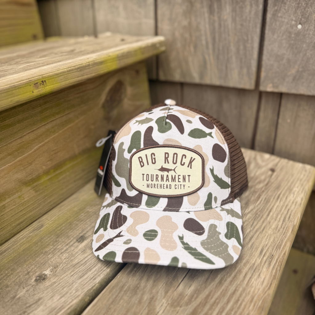 Big Rock Rounded Camo Trucker