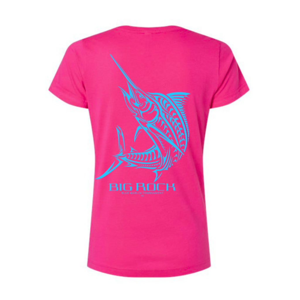 Big Rock Ladies Tribal Marlin V-Neck