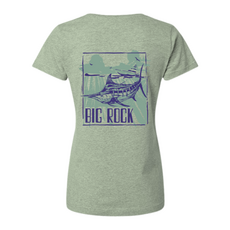 Big Rock Ladies Sun Rays Marlin V-Neck