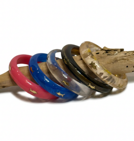 Big Rock Resin Marlin Bangle | 5 Colors