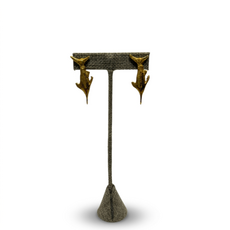 Big Rock Brass Marlin Earrings
