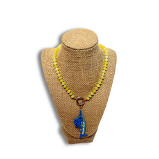 Big Rock Beaded Marlin Necklace