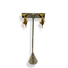 Big Rock Brass Marlin Earrings